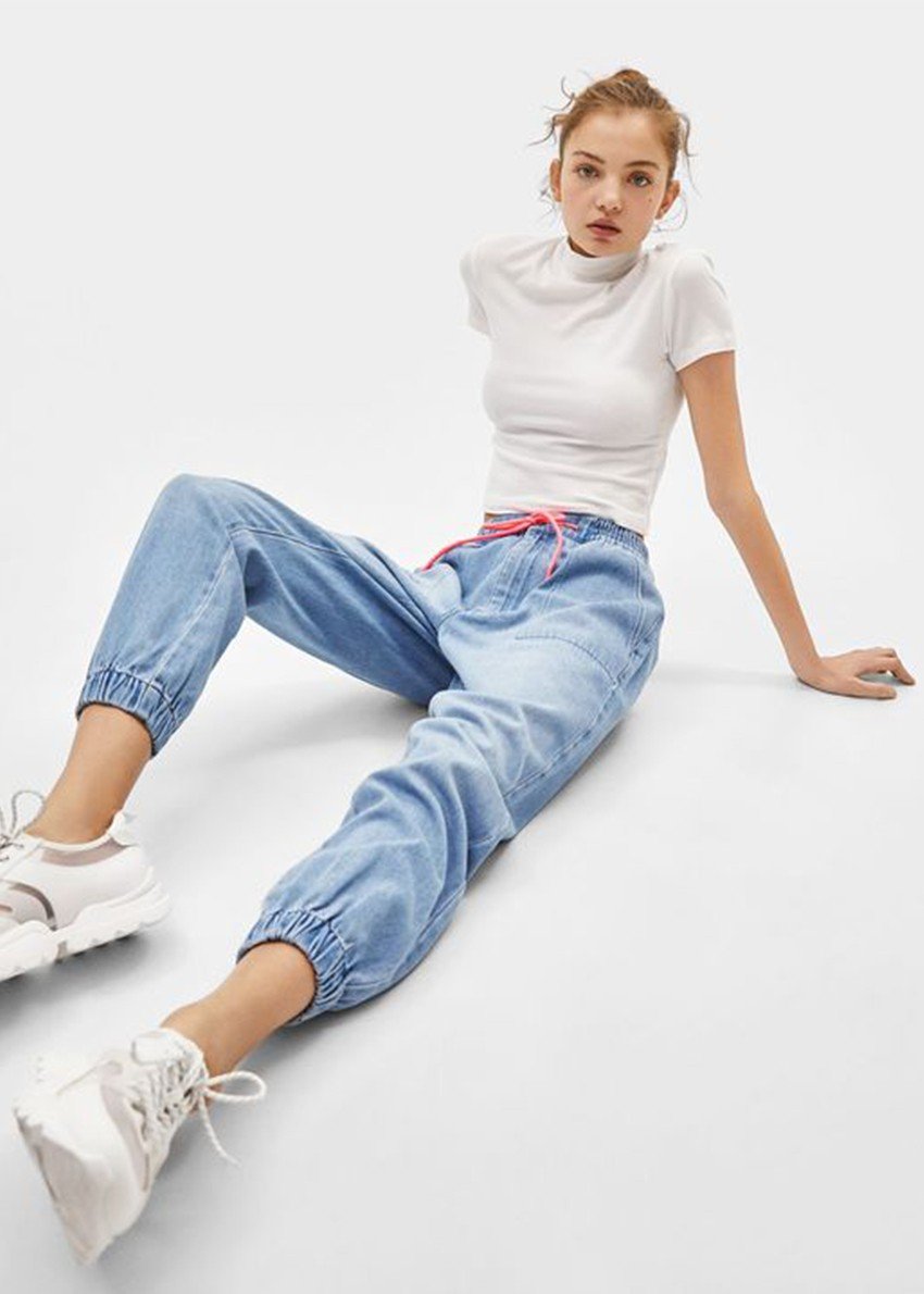 Mezclilla de Punto - Knitt Denim - Orange